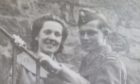 Ella and Joe together in Dundee during World War Two.