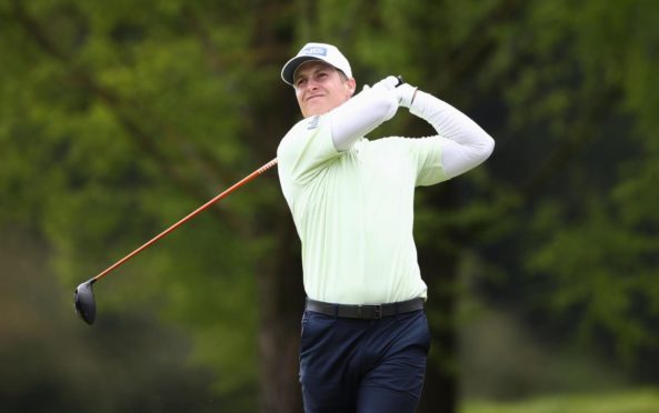 Scotland's Calum Hill on the 2nd tee at the Belfry.