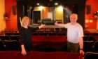 Chairperson Dorothy Culloch and letting convener Alex Lindsay inside The Little Theatre.
