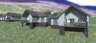 To go with story by James Simpson. Plans submitted to Angus Council for 8 news lodgings Picture shows; 3D drawings of how the area could look.. Glen Cova Hotel and Lodgings. Supplied by Archid Architects Limited Date; 21/05/2021
