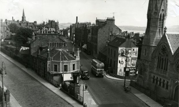 A view of the Sinderins Perth Road Dundee