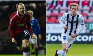 ‘Remember the one from Wayne Rooney?’ Ewan Henderson on his bid to emulate Manchester United legend in Dunfermline’s Premiership playoff