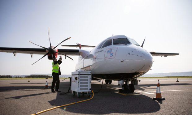 Dundee Airport passenger numbers