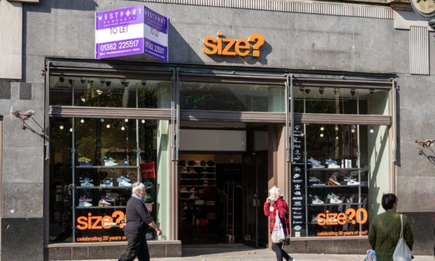 The former Size? Dundee store.