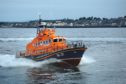 A lifeboat from Broughty Station.