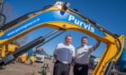 Purvis Group Chairman Bob Purvis and managing director Craig Purvis at the Lochgelly site.