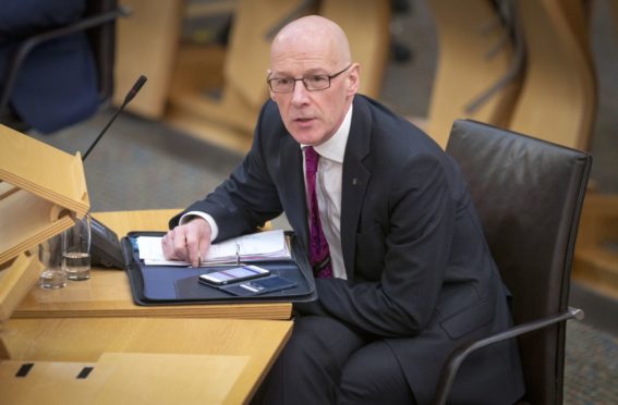 Deputy first minister John Swinney