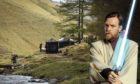 Major production activity is taking place in Perthshire countryside (inset: Ewan McGregor as Obi-Wan Kenobi).