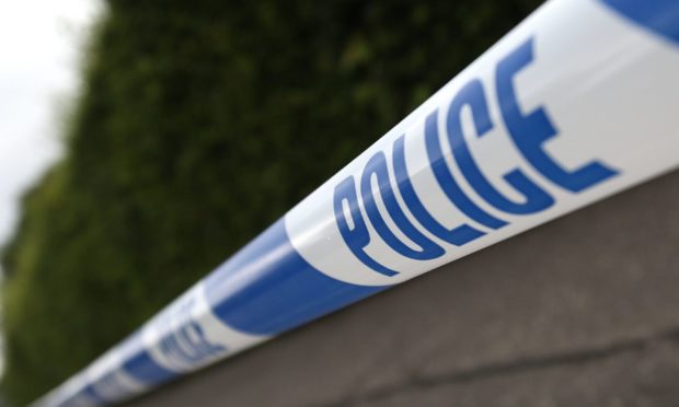 Police attended after the crash in Kirkcaldy
