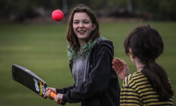 Kaya Eggleton-Hunter, 13, during one of the women and girls sessions at Strathmore.