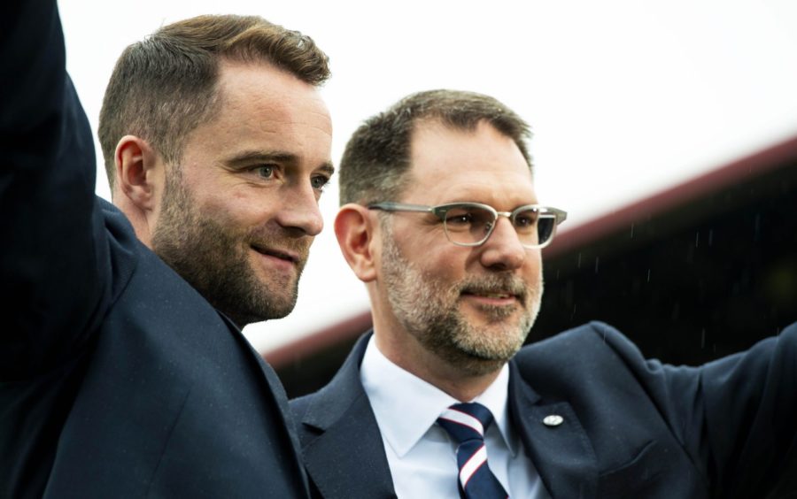31/05/19 THE KILMAC STADIUM AT DENS PARK - DUNDEE Dundee FC Managing Director John Nelms announces James McPake as the clubs new Manager.