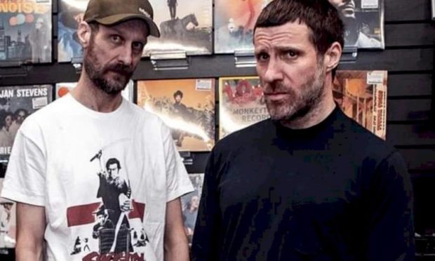 Andrew Fearn and Jason Williamson from Sleaford Mods.