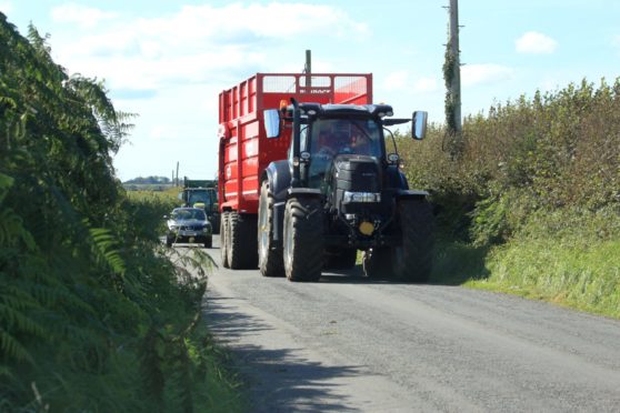 Farmers are required to let other drivers pass their tractors and Cameron MacIver believes cyclists should do the same if they are holding up traffic.