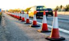 Motorists are facing delays on the M90 due to resurfacing work