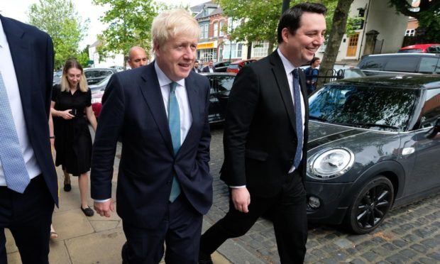 Boris Johnson with Ben Houchen, whose victories in the north of England have been held up as an example of how the UK Government should take on the issue of Scottish independence.