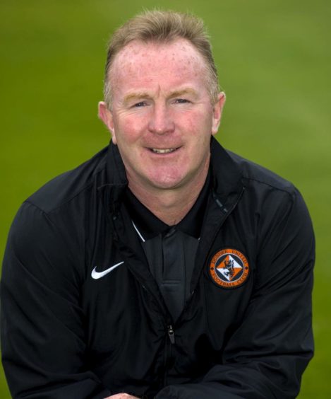 Stevie Campbell when he was chief scout for Dundee United.