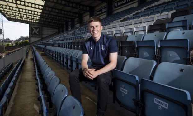 Luke McCowan at Dens Park.