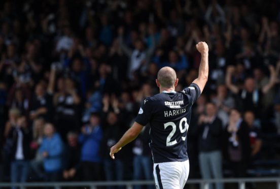 Gary Harkins fostered a strong bond with the Dundee fans as a player