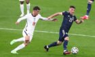 Mason Mount, left, and Billy Gilmour in action at Wembley