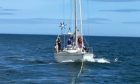 stricken yacht Firth of Tay