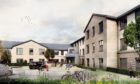 An artist impression of how the new luxury care home in Fife would look.