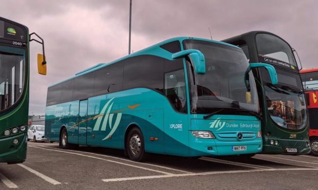 Airport Express, the bus service that runs from Dundee to Edinburgh Airport