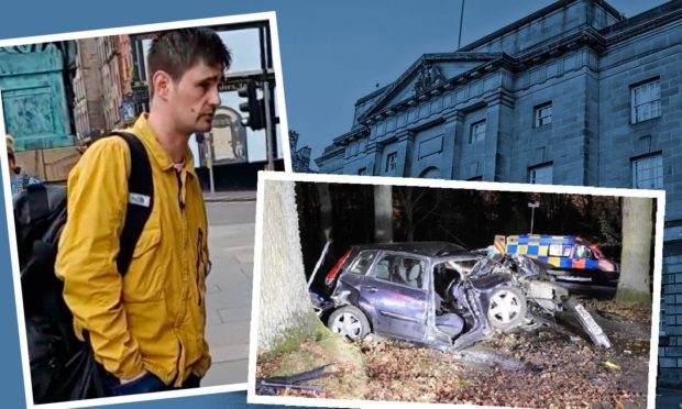 Dean Small was jailed for causing the death of a friend in a car crash in Dundee