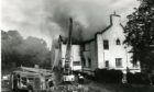 Ballumbie House was gutted by fire 40 years ago.