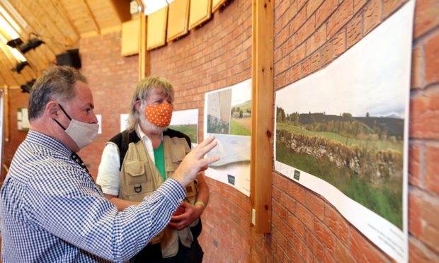 People attending the berryhill solar farm consultation.