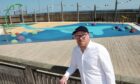 Montrose film-maker Anthony Baxter at the new Seafront Splash play zone.