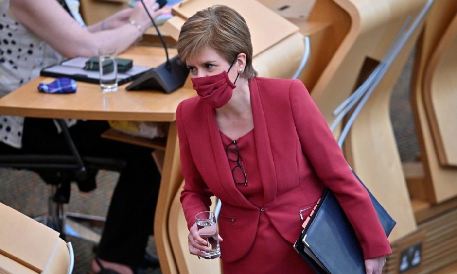 First Minister Nicola Sturgeon will update Parliament on Scotland's roadmap out of lockdown.
