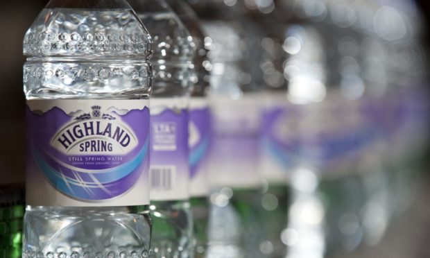 Highland Spring bottling line.