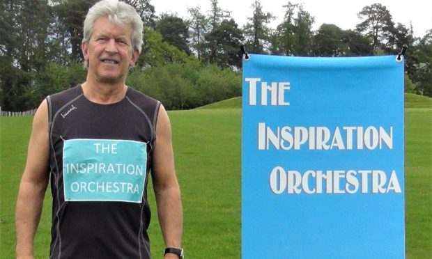 Ian White running 10k for Inspiration Orchestra in Perth in 2021