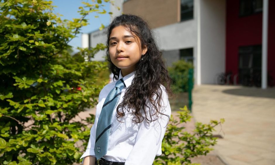 Emily Crawford, a sixth year pupil at the Broughty Ferry school, saw off competition from across the UK.