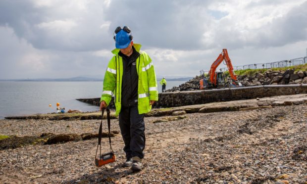 Radioactivity at Dalgety Bay