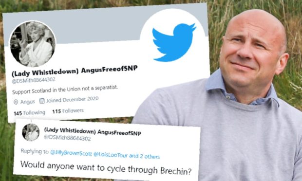 Tory councillor Derek Wann has been unmasked as the man behind an anonymous troll account.