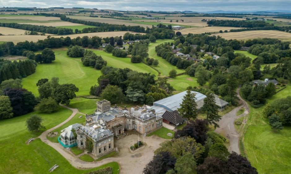 Letham Grange resort near Arbroath.