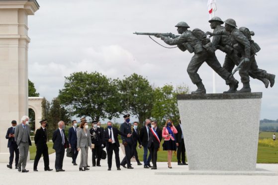 The new D Day memorial in Normandy.