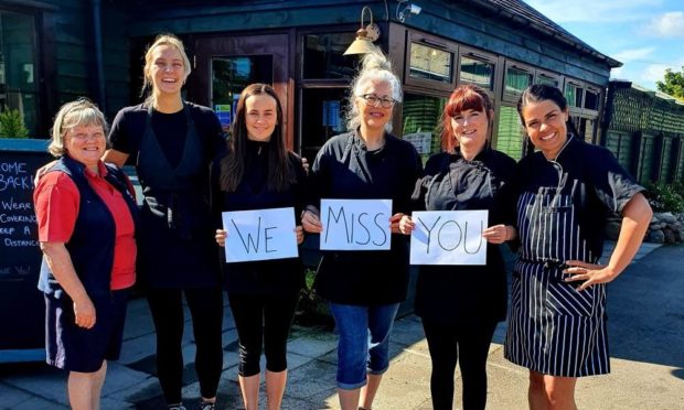 Milton Haugh Farm Shop in Angus has issued a plea over "vanishing" customers.