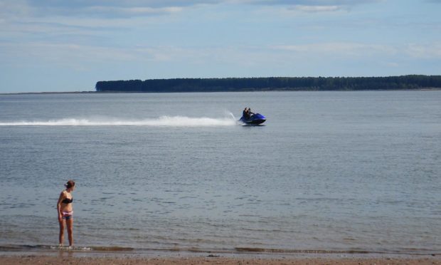 jet-skiers Broughty Ferry