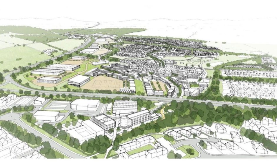 artist impression of Perth West site