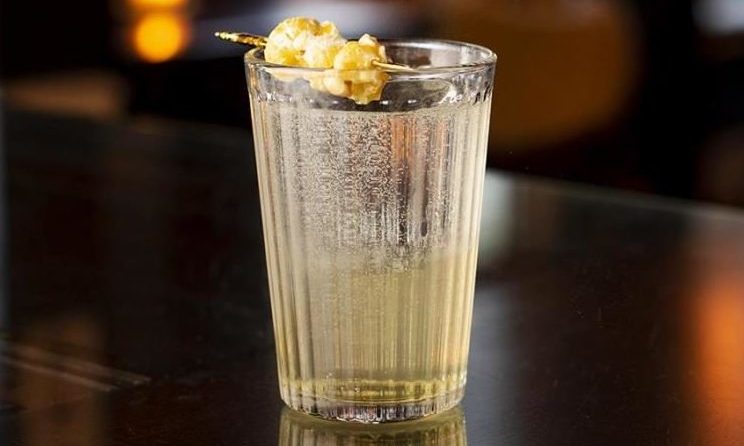 Mac-talla Terra whisky popcorn highball