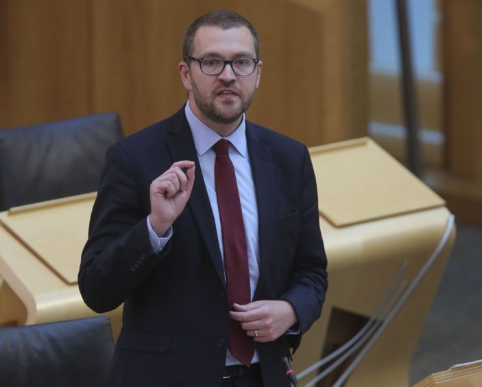 Scottish Conservative Shadow Cabinet Secretary for Education and Skills Oliver Mundell in Scottish Parliament