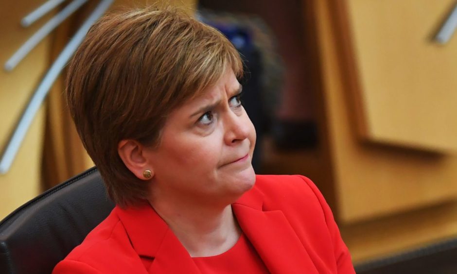 First Minister Nicola Sturgeon.