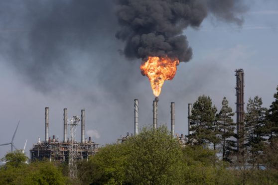 The controversial plant at Mossmorran has had a troubled history with flaring problems over the last few years.