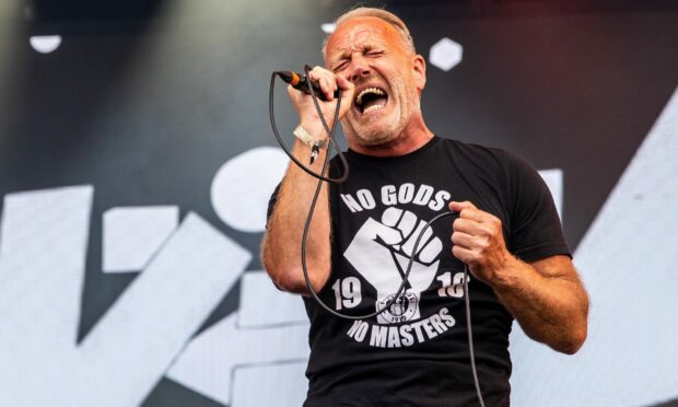 Richard Jobson of Skids at Rewind Festival in 2018.