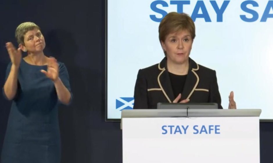covid briefing Sturgeon
