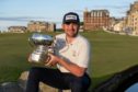 Jack Cope with the St Andrews Links Trophy.