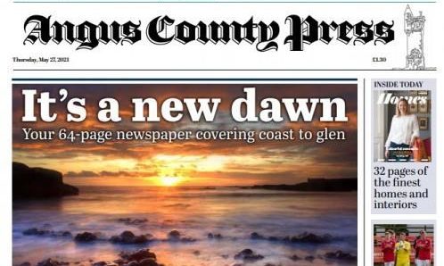 The first edition of the new Angus County Press title.