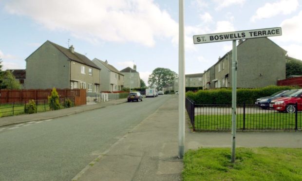 Drugs were found in a house at St Boswell's Terrace